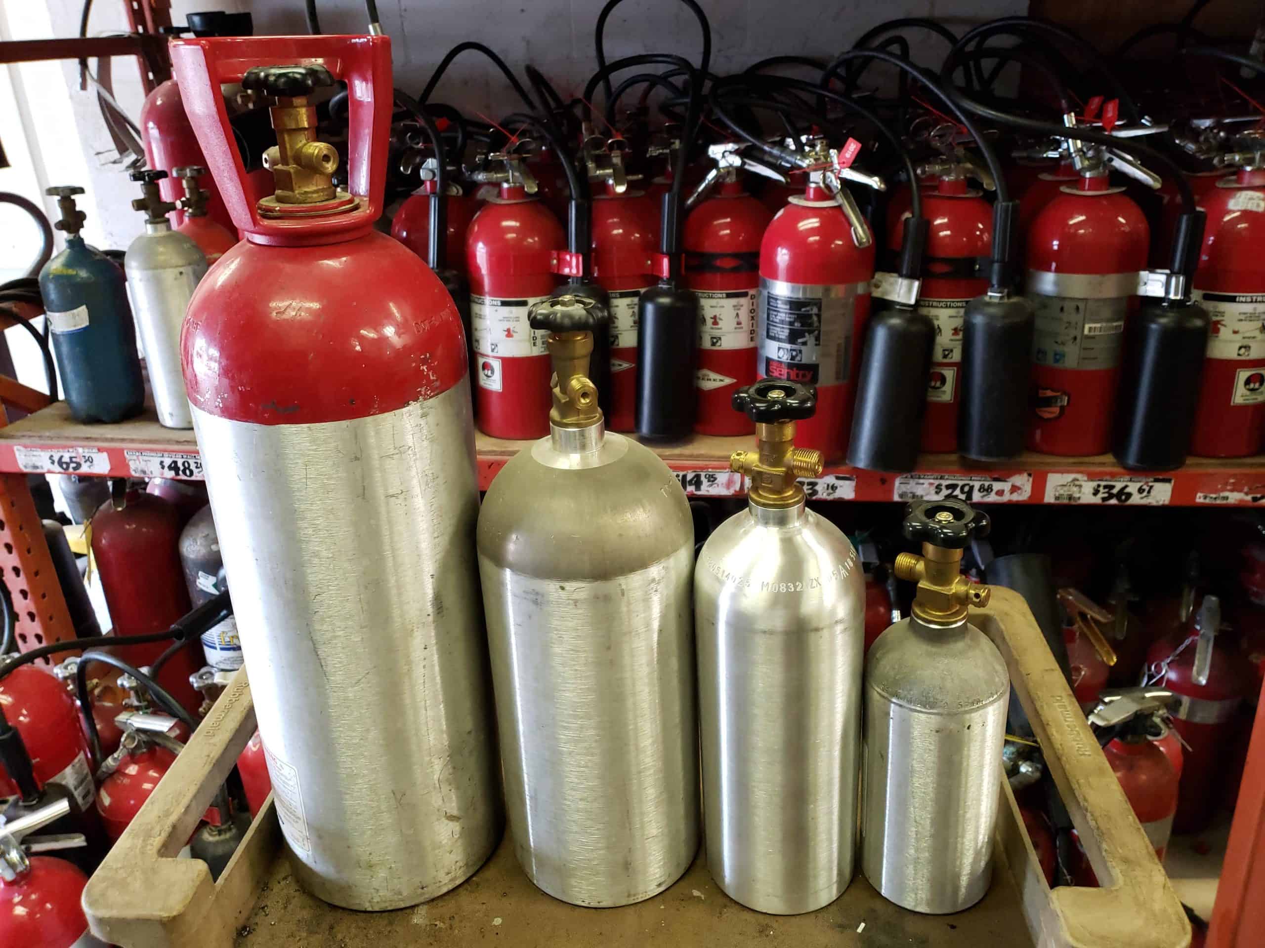CO2 cylinder refill station for Tampa breweries, restaurants, and bars