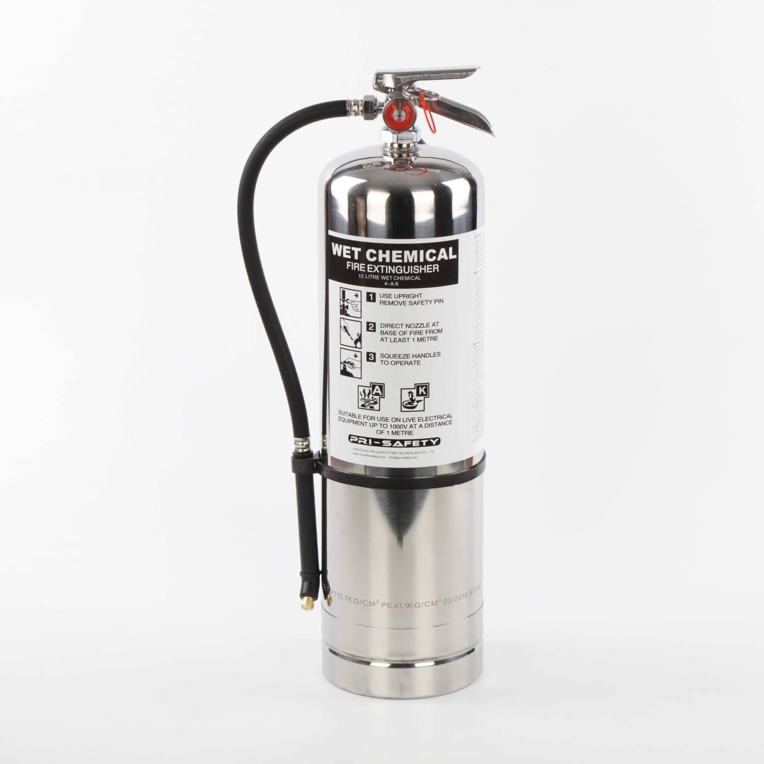 Class K Wet Chemical Kitchen Fire Extinguisher