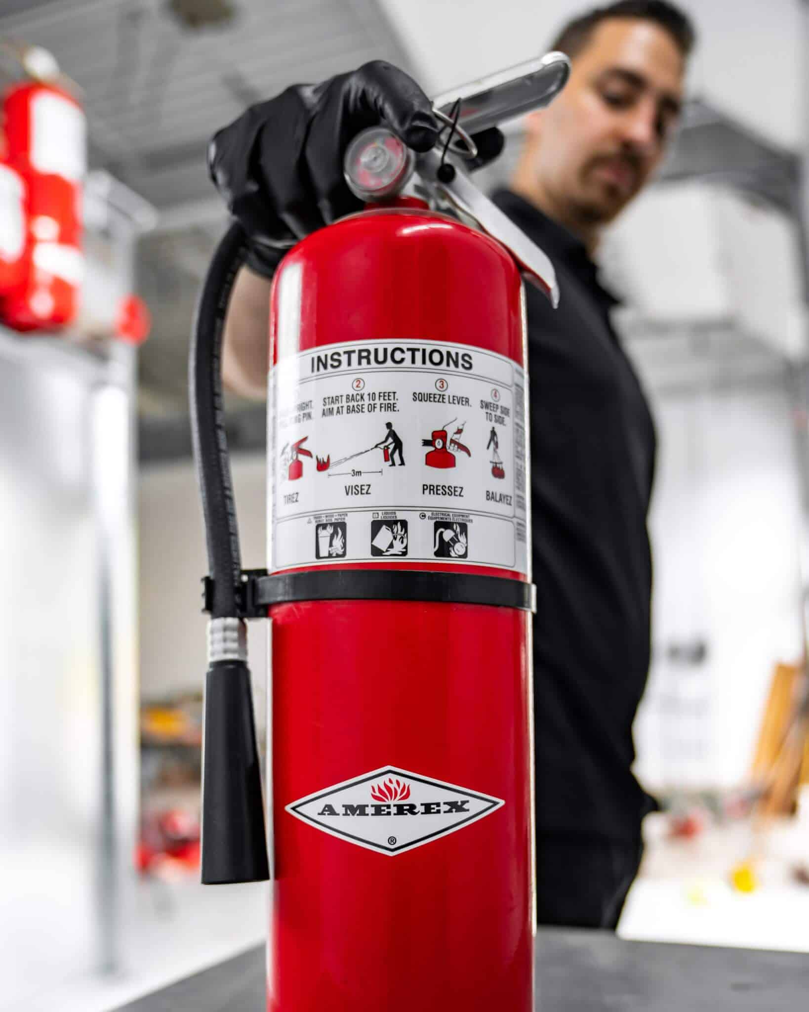 5 lb ABC fire extinguisher for commercial vehicles