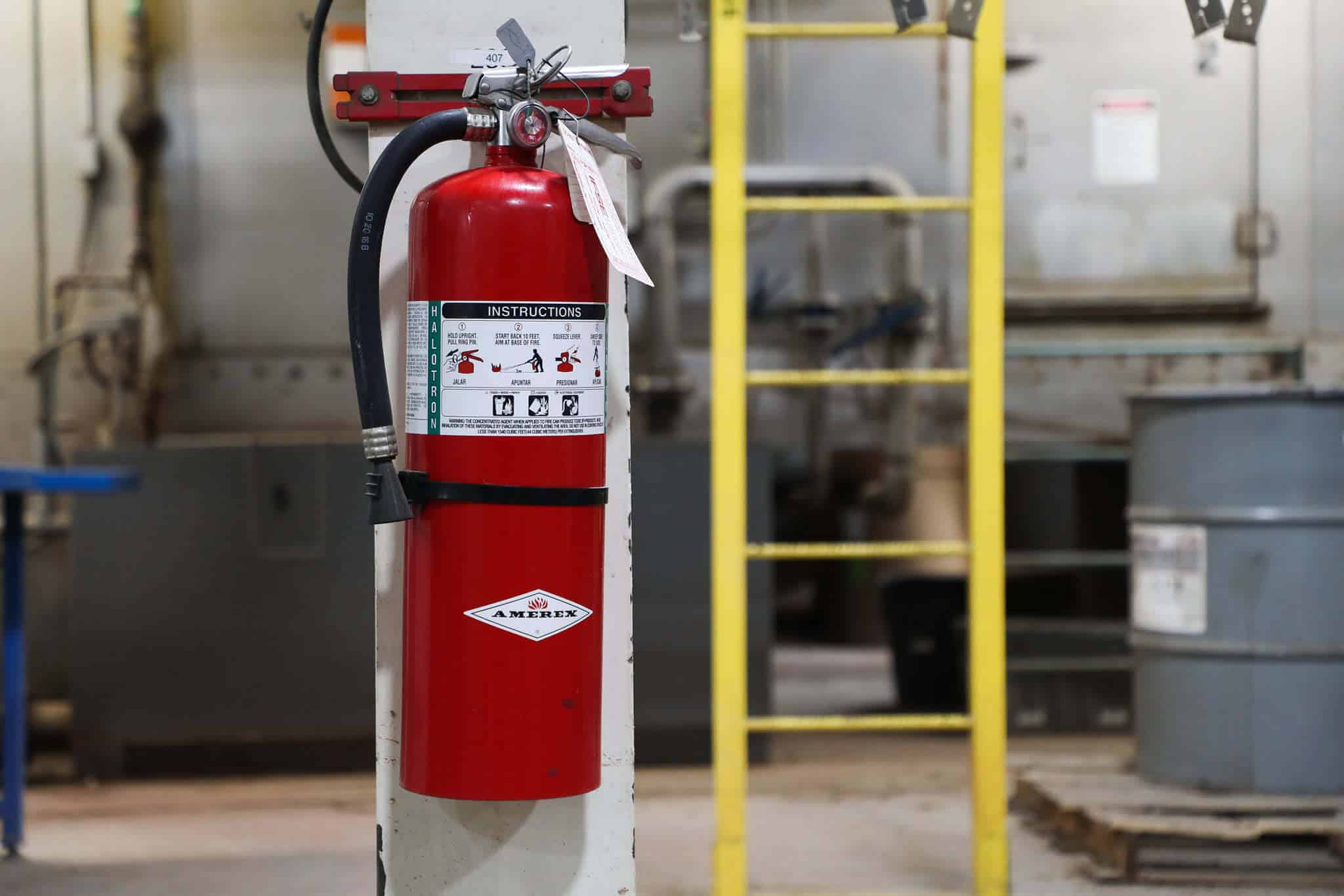 Halotron Clean Agent Fire Extinguisher