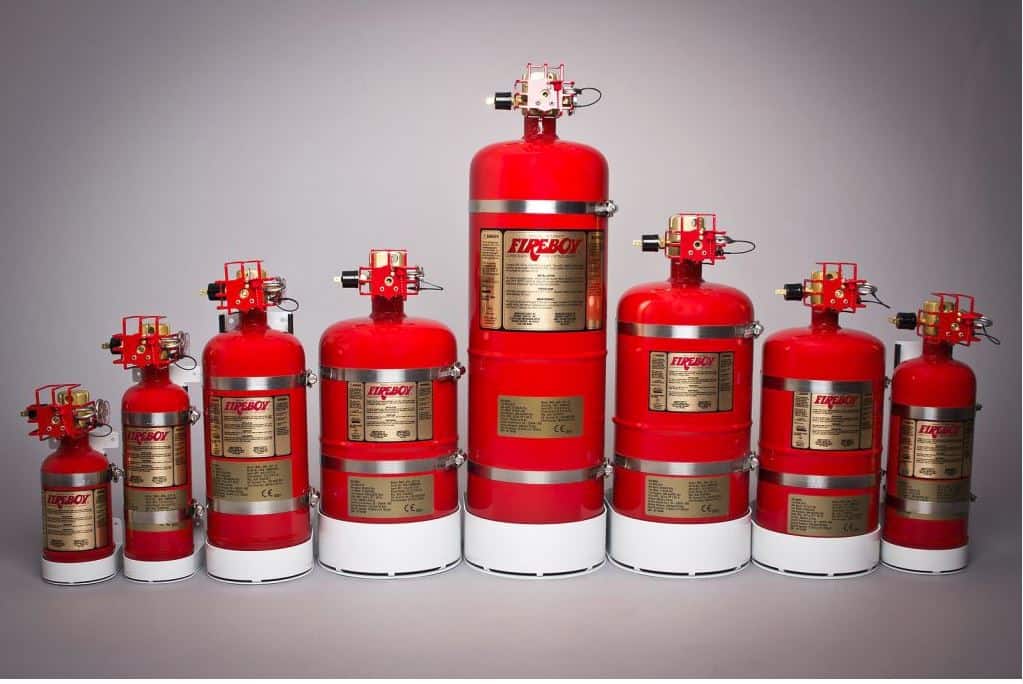 Marine fire suppression system
