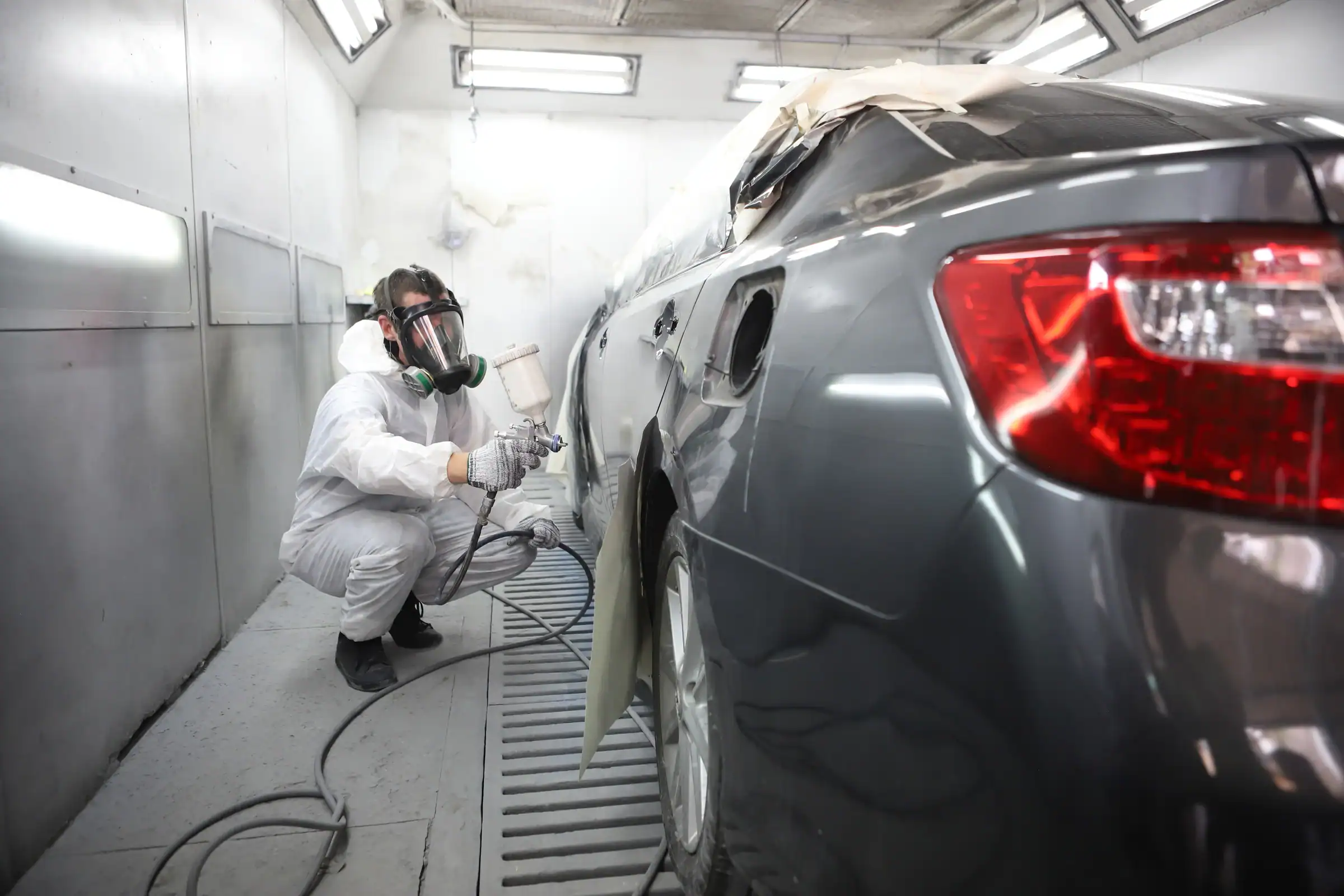Paint booth fire suppression system service