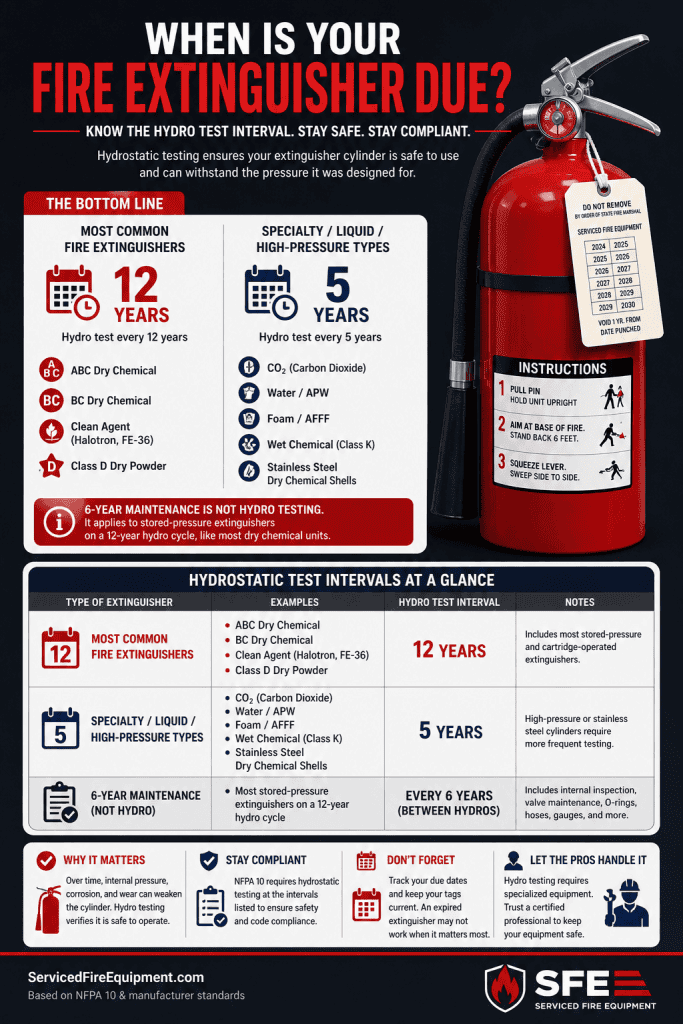 When is your fire extinguisher due